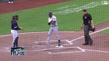 Royce Lewis ropes a home run to left field