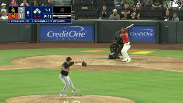 Michael Stefanic singles on a line drive to right fielder Chris Taylor. Cade Marlowe scores.