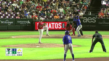 Zion Rose out on a sacrifice fly to right fielder Jack Lausch. Stone Russell scores. Hyungchan Um to 3rd.