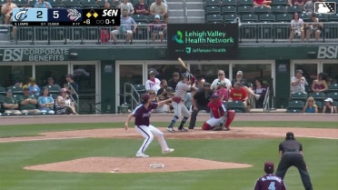 Joe Lampe grounds into a force out, second baseman Carter Kieboom to shortstop Robert Moore. Dom Nuñez scores. Dayan Frias out at 2nd. Joe Lampe to 1st.
