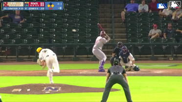 Keith Jones II doubles (18) on a sharp line drive to center fielder Luke Pelzer. Corey Joyce scores. Ian Moller to 3rd.