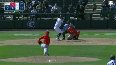 Jackson Castillo singles on a ground ball to right fielder Will Turner. Manuel Palencia scores.