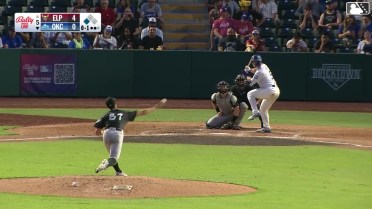 Will Smith homers (1) on a fly ball to left field. Ryan Fitzgerald scores.