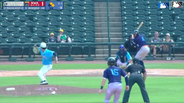 Hemmanuel Rosario homers (1) on a fly ball to left field. Max Holy scores. Jax Biggers scores.