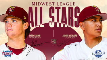 Areinamo, Hardin Named Midwest League Postseason All-Stars