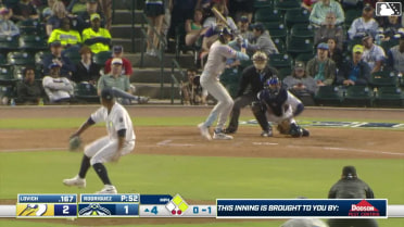 Eli Lovich singles on a fly ball to center fielder Sean Gamble. Michael Carico scores. Alexey Lumpuy to 2nd.