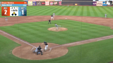 Blake Mitchell homers (22) on a fly ball to right field. Zion Rose scores.
