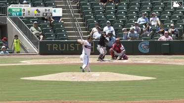 Payton Eeles out on a sacrifice fly to right fielder Dustin Harris. Willy Vasquez scores.
