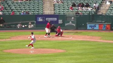 Derek Bernard homers (4) on a fly ball to right center field.