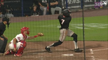 Vaun Brown cranks a two-run home run to left field 