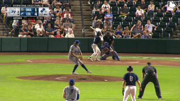 Dayan Frias doubles (10) on a fly ball to right fielder Jacob Berry. Kahlil Watson scores. Milan Tolentino scores.