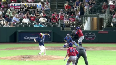 James Triantos grounds into a double play, pitcher Ryan Fernandez to second baseman César Prieto to first baseman Ramon Mendoza. Owen Ayers out at 2nd. James Triantos out at 1st.