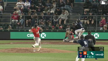 Mason Barnett In play, run(s) to Ryan Bliss