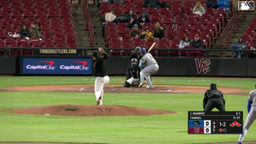Ramon Ramirez singles on a fly ball to left fielder Josh Adamczewski. Trevor Werner scores. Asbel Gonzalez to 3rd. Blake Mitchell to 2nd.