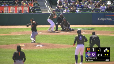 Sebastian Gongora In play, run(s) to Sean Keys