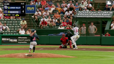 Andrew Pinckney singles on a ground ball to first baseman Felix Reyes. Brady House scores. Harry Ford to 2nd.