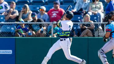 Anthony Donofrio homers (9) on a fly ball to right center field. Austin St. Laurent scores.