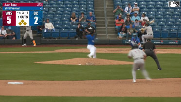 Juan Baez grounds into a double play, shortstop Austin Charles to second baseman Diego Guzman to first baseman Jose Cerice. Tayden Hall out at 2nd. Juan Baez out at 1st.