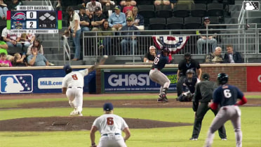 Yophery Rodriguez hit by pitch. Mason White scores. Freili Encarnacion to 3rd. Adonys Guzman to 2nd.