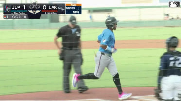 Starlyn Caba's solo home run