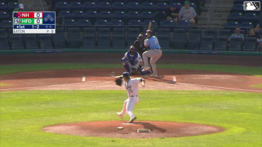 Aaron Parker homers (12) on a fly ball to right field. Eddie Micheletti Jr. scores.