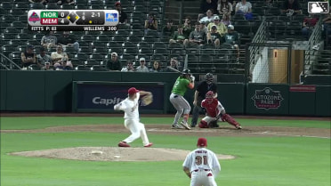 Richard Fitts In play, run(s) to Creed Willems