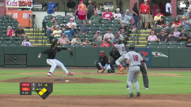Paulino Santana singles on a ground ball to center fielder Jemone Nuel. Sebastian Baquera scores. Marco Argudin scores.
