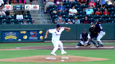 Colton Becker out on a sacrifice fly to left fielder Quinn McDaniel. Spencer Nivens scores.