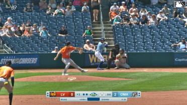 Josh Rojas homers (7) on a fly ball to right field.