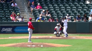 Ben Ross homers (3) on a fly ball to right center field.