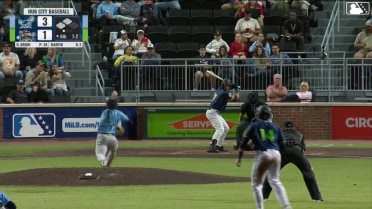 Maxton Martin singles on a ground ball to left fielder T.J. White. Paxton Kling scores. Malcolm Moore scores.