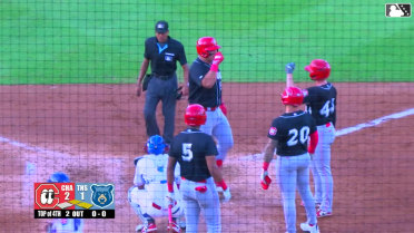 Ruben Ibarra hits his first Double-A homer 