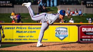 Syracuse Mets Recap: Tong Nearly Throws No-Hitter in Game 1, Offense Rallies in Game 2 to Sweep Doubleheader over Lehigh Valley Saturday