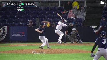 Marco Vargas singles on a line drive to right fielder Garrett Martin. Wyatt Young scores. A.J. Ewing to 2nd.