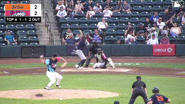 Nicandro Aybar singles on a ground ball to right fielder George Wolkow. Ryan Cermak scores.