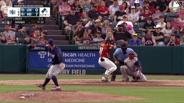 Enmanuel Valdez singles on a ground ball to right fielder Felix Reyes. Dominic Fletcher scores. Termarr Johnson scores.