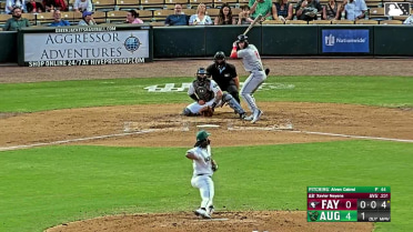 Nick Monistere homers (1) on a fly ball to left center field.