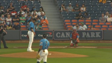 Carlos Carrasco fans three batters in rehab