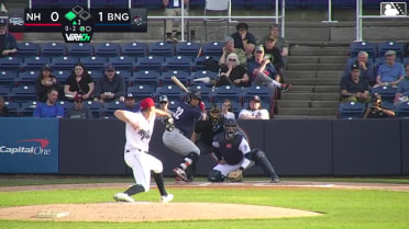 Jorge Burgos singles on a fly ball to shortstop Wyatt Young. Eddie Micheletti Jr. scores.
