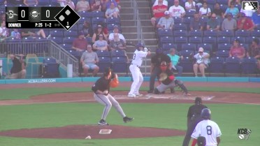 Grayson Fitzwater singles on a sharp line drive to right fielder Stiven Martinez. Matthew Boughton scores. Abraham Nunez scores.
