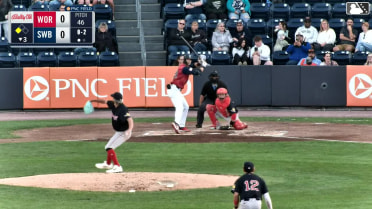 Spencer Jones singles on a sharp line drive to center fielder Braiden Ward. Kenedy Corona scores.