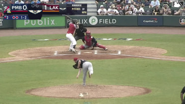 Jordan Yost singles on a ground ball to right fielder Brayden Smith. Anibal Salas scores.