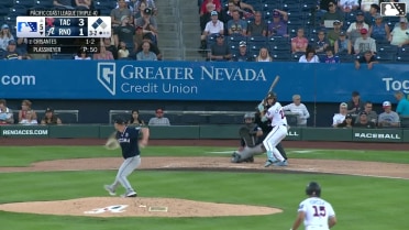 Michael Plassmeyer In play, run(s) to Demetrio Crisantes
