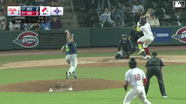 Yoeilin Cespedes homers (4) on a line drive to center field. Freili Encarnacion scores. Yophery Rodriguez scores.