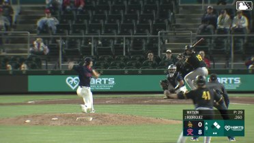 Sebastián Rivero homers (1) on a fly ball to left center field. Ben Gobbel scores. Raudi Rodriguez scores.