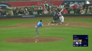 LuJames Groover swats his 12th homer