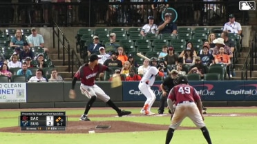 Spencer Bivens In play, run(s) to César Salazar