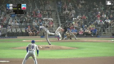 Antonio Santos's eighth strikeout