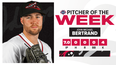Bertrand named Eastern League Pitcher of the Week