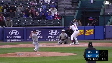 Charles McAdoo homers (4) on a fly ball to left center field.